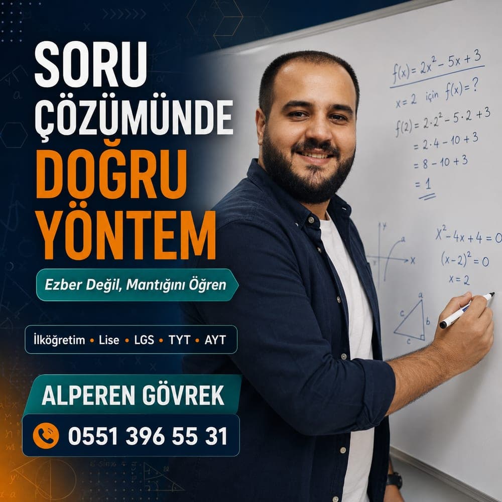 Ezber yerine mantığını anlatan matematik çalışması